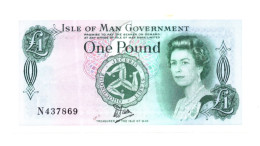 Isle Of Man One (1) Pound  ND1983 Bradvak Polymer QEII P-38 UNC  *Scarce* - 1 Pound
