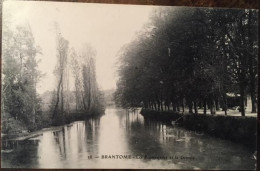 Cpa 24 Dordogne, Brantome Les Promenades Et La Dronne, Cliché Lacroix, Non écrite - Brantome