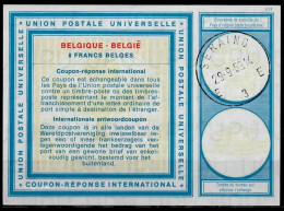 SERAING 29.09.69   BELGIQUE BELGIE BELGIUM  Vi19  8 FRANCS BELGES Int. Reply Coupon Reponse Antwortschein IAS IRC - International Reply Coupons