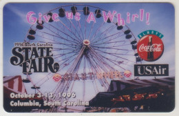 USA - South Carolina State Fair 1996 (Coca Cola) ,HT Technologies Prepaid Card 10 U, Tirage 1.500, Mint - Autres & Non Classés