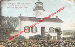 Santa Barbara - The Light House And Mrs. Williams - Oldest Light House Women Tender In The U.S. - Santa Barbara