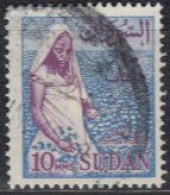 Sudan Mi.Nr. 180x Freim. Baumwollpflückerin (10) - Sudan (1954-...)