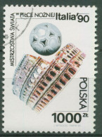 Polen 1990 Fußball-WM Italien Kolosseum Rom 3268 Gestempelt - Used Stamps