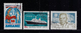 RUSSIA  1973 SCOTT #4081,4083,4084 USED - Usati