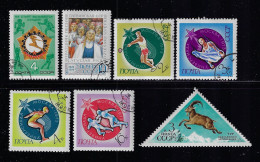 RUSSIA  1973 SCOTT #4085-4090,4094 USED - Usati