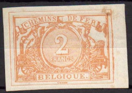 Belgique -Timbre Chemin De Fer, Non Dentelé  2 Francs - Ungebraucht