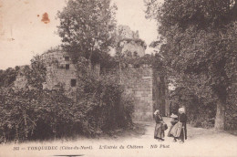 22 / TONQUEDEC / L ENTREE DU CHATEAU / ANIMEE - Tonquédec