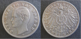 Allemagne Bavière. 2 Mark 1905 D Munich , Otto I , En Argent, KM# 913 - 2, 3 & 5 Mark Argent