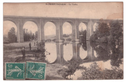 ST PRIEST TAURION Le Viaduc (carte Animée) - Saint Priest Taurion