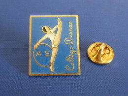 Pin's AS Collège Desnos - Association Sportive Gymnastique - école Orly Val De Marne (PU14) - Gymnastique