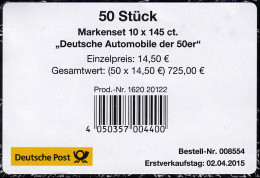 FB 47 Automobile BMW Und Mercedes-Benz, BANDEROLE Ohne DHL-Code, Type II - 2011-2020