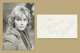 Mary Louise Weller - American Actress - Rare Signed Card + Photo - 1987 - COA - Acteurs & Comédiens