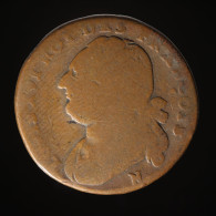  France, Louis XVI, 12 Deniers (François), 1792 - An 4, Montpellier, Bronze, B (VG),
KM#600.12, G.15 - 1791-1792 Franse Grondwet