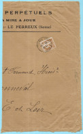 1936 Fragment Avec Timbre Type PAIX N° 282 YT Seul Sur Lettre - 1932-39 Paix