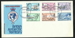 BAT British Antartic Teeritory FDC Lettre Premier Jour 14/12/1980   N°    78 à 83   B/TB  Voir Scans Soldé ! - FDC