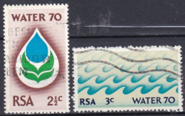 SUD AFRICA 1970 CAMPAGNA PER L' ACQUA SERIE COMPLETA USATA COME DA FOTO - Used Stamps