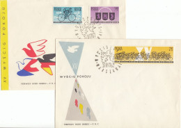 FDC POLAND 1306-1308 - FDC