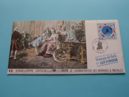 MOZART 1791-1991 ( Zie/Voir Scans ) Enveloppe Numismatique Monnaie De Paris > 1991 > Numislettre ! - Pièces écrasées (Elongated Coins)