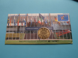 EUROPA Le Marché Unique Européen ( Voir Scans ) Enveloppe Numismatique Monnaie De Paris N° 03166 > 1992 > Numislettre ! - Souvenirmunten (elongated Coins)