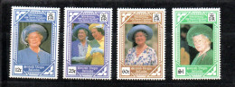 Virgin Islands 1990 Set Queen Mother/Elizabeth Stamp (Michel 692/95) MNH - Britse Maagdeneilanden