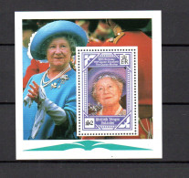 Virgin Islands 1990 Seet Queen Mother/Elizabeth Stamp (Michel Block 64) MNH - Britse Maagdeneilanden