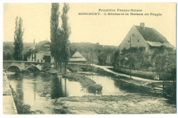 Frontière Franco-Suisse, Boncourt, L'Allaine Et La Maison Du Peuple, Switzerland - Boncourt