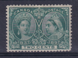 Canada: 1897   QV - Double Head   SG125    2c   Deep Green   MH - Ongebruikt