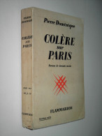 COLERE SUR PARIS (P. Dominique) 1938 - SF-Romane Vor 1950