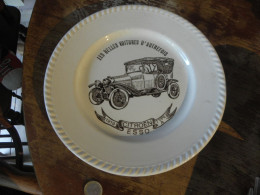 Assiette Ceramique, Publicité Esso, Belle Voitures D'autre Temps Citroen 1919 Type A - Non Classés