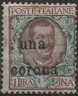 TRDA1L2,1919 Terre Redente - Dalmazia, Sassone Nr. 1, Francobollo Nuovo Con Traccia Di Linguella */ - Dalmazia