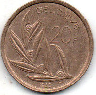 Belgique 20 Francs 1980 - 20 Francs