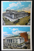► RAILROAD STATIONS    Vintage Card 1920s     - NEW YORK - Transports