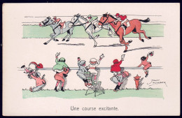 +++ CPA Fantaisie - Illustrateur J. NUMBER - Sport - Equitation - Course De Chevaux // - Number, Jack