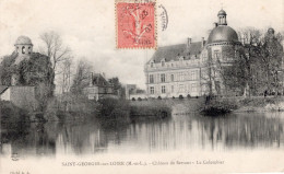 CPA 49 SAINT GEORGES SUR LOIRE Château De Serrant - Le Colombier 1907 - Saint Georges Sur Loire