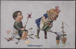 Gest. Selbsterzeuger Sign. A Thiele, Feldpost 1918 - Thiele, Arthur
