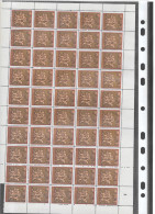 Denmark; Christmas Seals. Full Sheet 1917   MNH** Minor Damage - Full Sheets & Multiples