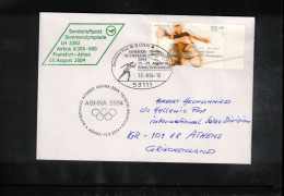 Germany 2004 Olympic Games Athens - Special Lufthansa Flight Frankfurt - Athens Interesting Cover - Zomer 2004: Athene