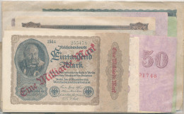 Konvolut Von 47 Stck. Geldscheine Deutsches Reich, Alles Reichsbank. Bitte Besichtigen - Other & Unclassified