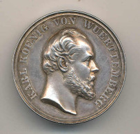 Karl König Von Württemberg, Dem Besten Schützen Ag D 34mm - Other & Unclassified