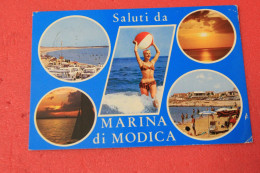 Ragusa Marina Di Modica Vedutine Con Pin Up 1973 - Ragusa