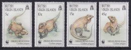 British Virgin Islands 1994 WWF Echsen Leguan Mi.-Nr. 814-817 Postfrisch ** - Britse Maagdeneilanden