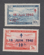 Colonies Françaises - Algérie -Timbres Neufs** PA N°7 Et 8 - Airmail