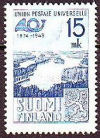 1949. Finland. 75th Anniversary Of Universal Postal Union (UPU). MNH. Mi. Nr. 377 - Neufs