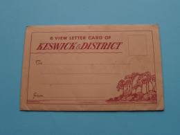 6 View Letter Card Of KESWICK & District ( Studio Chadwick Productions ) See / Voir / Scans ( Small Size )! - Borrowdale