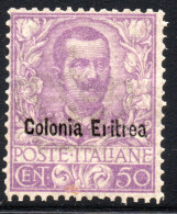 2765.ITALY,ERITREA.1903-1928 50c. SCOTT 27,MNH - Eritrea