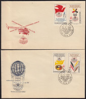 CZECHOSLOVAKIA 1962, FDCs For WORLD PHILATELIC EXHIBITION In PRAGUE With GOOD QUALITY - Brieven En Documenten