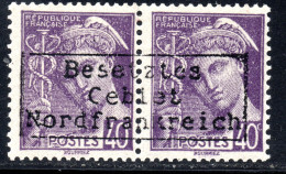 2771.FRANCE,GERMANY,GOUDEKERQUE,1940 Y.T.5 MNH,WW II,HERMES - Oorlogszegels