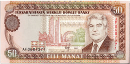 Turkménistan - 50 Manat 1995 UNC - Turkménistan