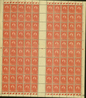 Tunisie 1938-Colonie Française-Timbres Neufs.Yv. Nr.126.Feuille 100 Avec Interpanneaux+Coin Daté: 15/2/38 (EB) AR-02229 - Neufs