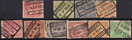 Belgique Chemin De Fer 1920 édition Dite De MALINES10 Timbres Oblitérés, Voir Liste COB Ci-dessous : - Oblitérés